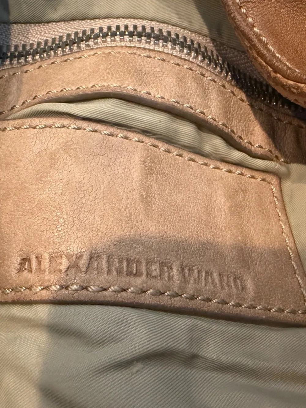 Alexander Wang vintage Donna hobo bag, soft tan leather